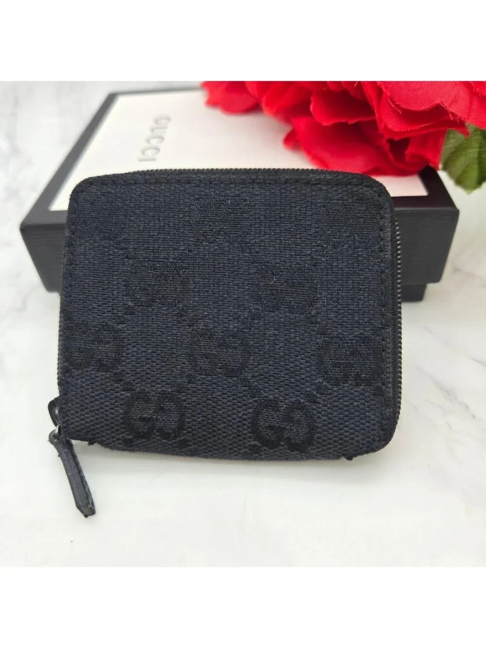 Gucci Coin Purse Wallet GG Canvas